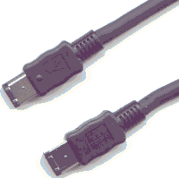 Cable Firewire IEEE 1394 6 pines m - 6 pines m 2 metros