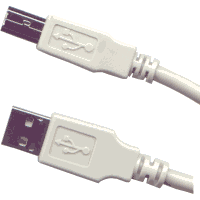 Cable Usb Tipo A macho a Tipo B macho 5 metros