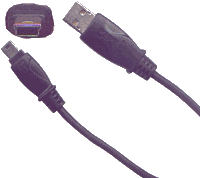 Cable Usb Tipo A macho a Tipo mini B macho 5 pin 1,8 metros SPB