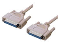 Cable Interlink/Laplink Paralelo Db25 h - Db25 h 2 mts. null modem