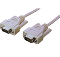 Cable Interlink/Laplink Serie Db9 m - Db9 h 3 mts. Null Modem