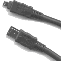Cable Firewire IEEE 1394 6 pines m - 4 pines m 5 metros