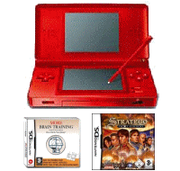 Consola NDS Lite rojo + Mas Brain Training + Stratego next