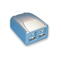 Switch 4 Puestos USB 2.0 mini