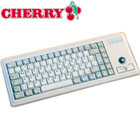 Teclado CHERRY G84-4400 Compacto + Tackball Slim